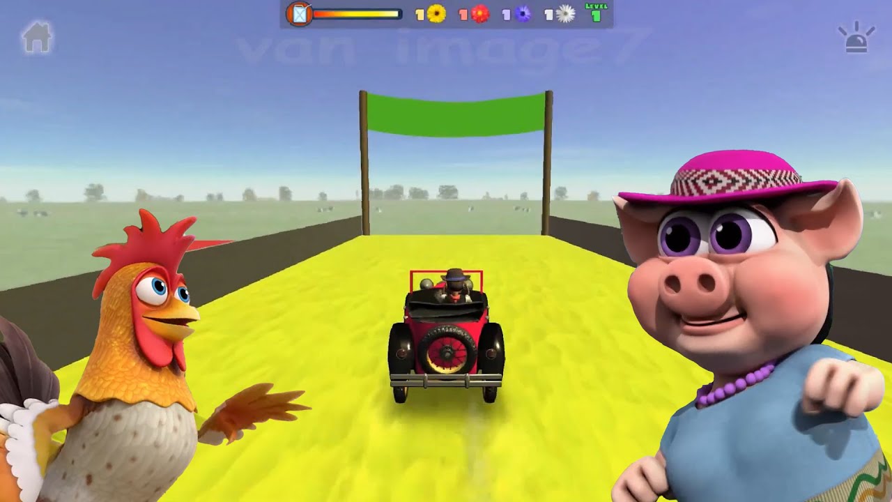El Pollito y El Tractor 3D | El Desafío De La Mega Rampa Modo | Gameplay