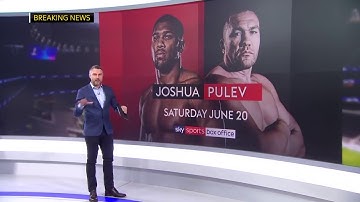 Anthony Joshua to fight Kubrat Pulev on June 20. Venue: Tottenham Hotspur