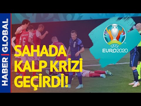 EURO 2020'de Büyük Şok! Sahada Kalp Krizi Geçirdi!