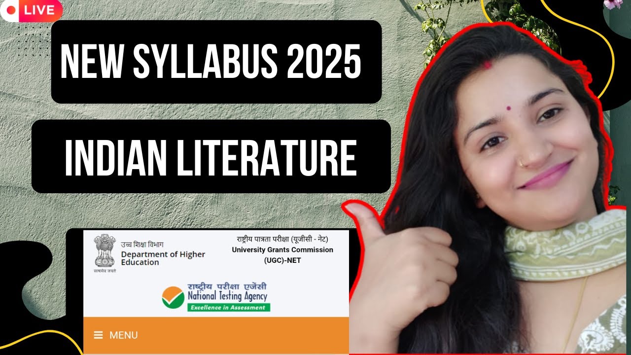 Indian Literature in English | Complete Syllabus Discussion | UGC NET English 2025