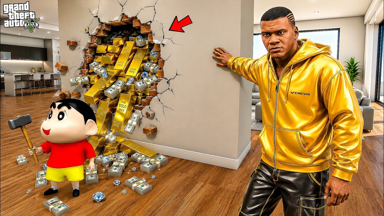 Franklin Secretly Became a GOLD BILLIONAIRE After Finding a Hidden Treasure! 💰 | GTA 5 | Dhanudino
