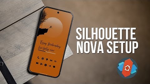 "Transform Your Android Experience: Best Minimal Nova Launcher & KWGT Silhouette Setup!"
