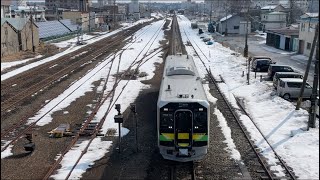 H100形DECMO新得行き普通列車釧路駅発車#jr北海道 #根室本線 #h100