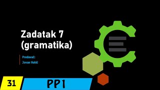 Programski Prevodioci 1 31. Zadatak 7 Gramatika Programskog Jezika