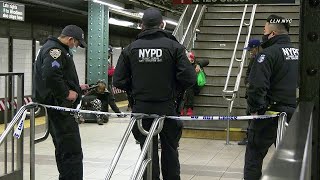 Two People Shot in Subway Station / Harlem Manhattan NYC 4K 12.4.21