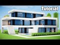 Minecraft: How to Build a Large Modern House - Tutorial (#6)