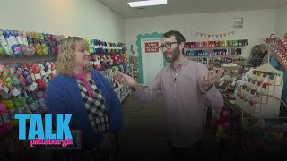 Checking out a crafting shop in Bellevue Borough | Boaz 'Round the Block