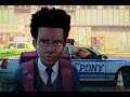 Miles Morales but he Spontaneously Disappear to Escape Embarrassment. SpiderVerse Meme #1
