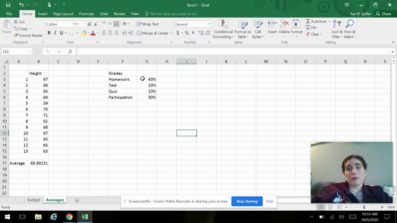 Weighted Averages In Excel YouTube Weighted Averages In Excel YouTube