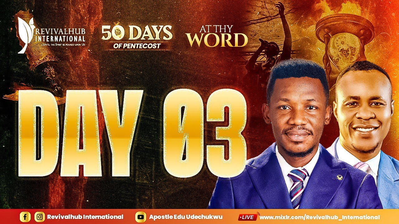 50DAYS OF PENTECOST || DAY 3 || AT THY WORD || 30TH JAN. 2025 - YouTube