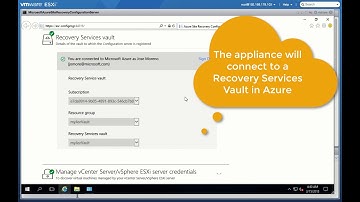 Azure Site Recovery: on-premises appliance