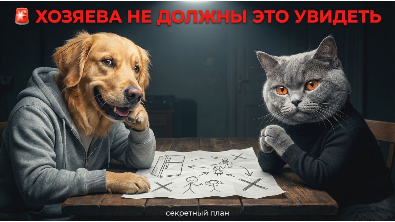 🐕 Собака и Кошка ОДНИ ДОМА — план, который пошёл не по плану...