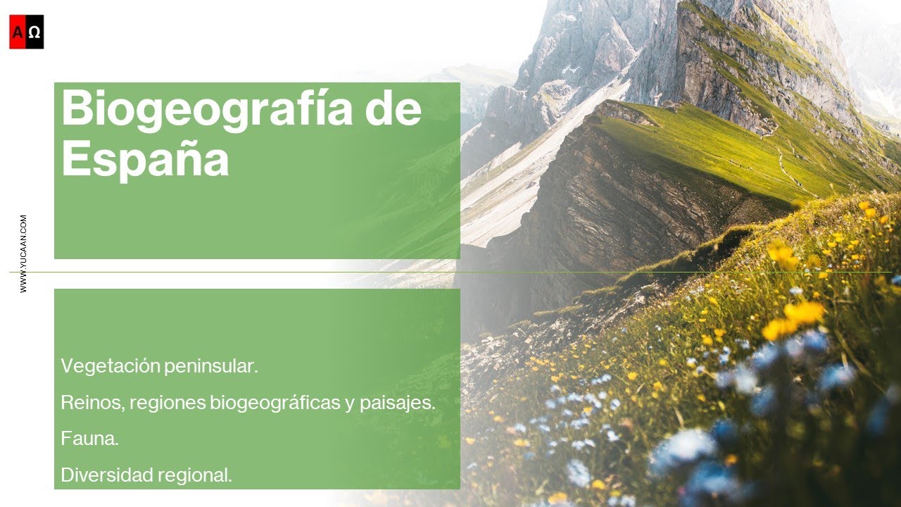 Biogeografía de España: Paisajes naturales e influencia del ser humano en el medio natural