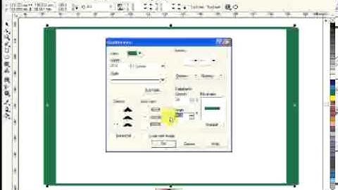 Corel Draw Rectangle Urdu Hindi 05 (Outline Properties 03)