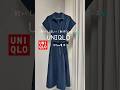 UNIQLO新作、軽くて上品なワンピースが発売👗💕#uniqlo #uniqloコーデ #ワンピース #ファッション