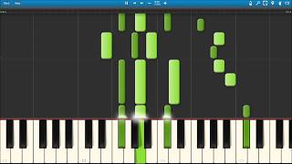 Video thumbnail of "GHALI - Cara Italia (Synthesia Piano Tutorial)"