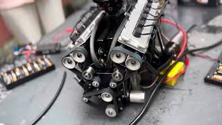 Hear the Sound of V12 Engine Model from Stirlingkit