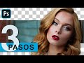 3 Pasos para Recortar Cabello con Pinceles | Photoshop