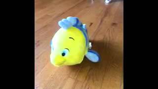 Disney's Animator's Collection Interactive Flounder Fish Plush