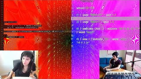 Livecoding Performance – CHAR STILES // DAN GORELICK