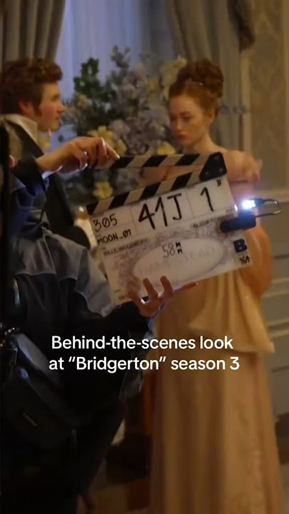 Exclusive behind-the-scenes look at 'Bridgerton' season 3 #shorts