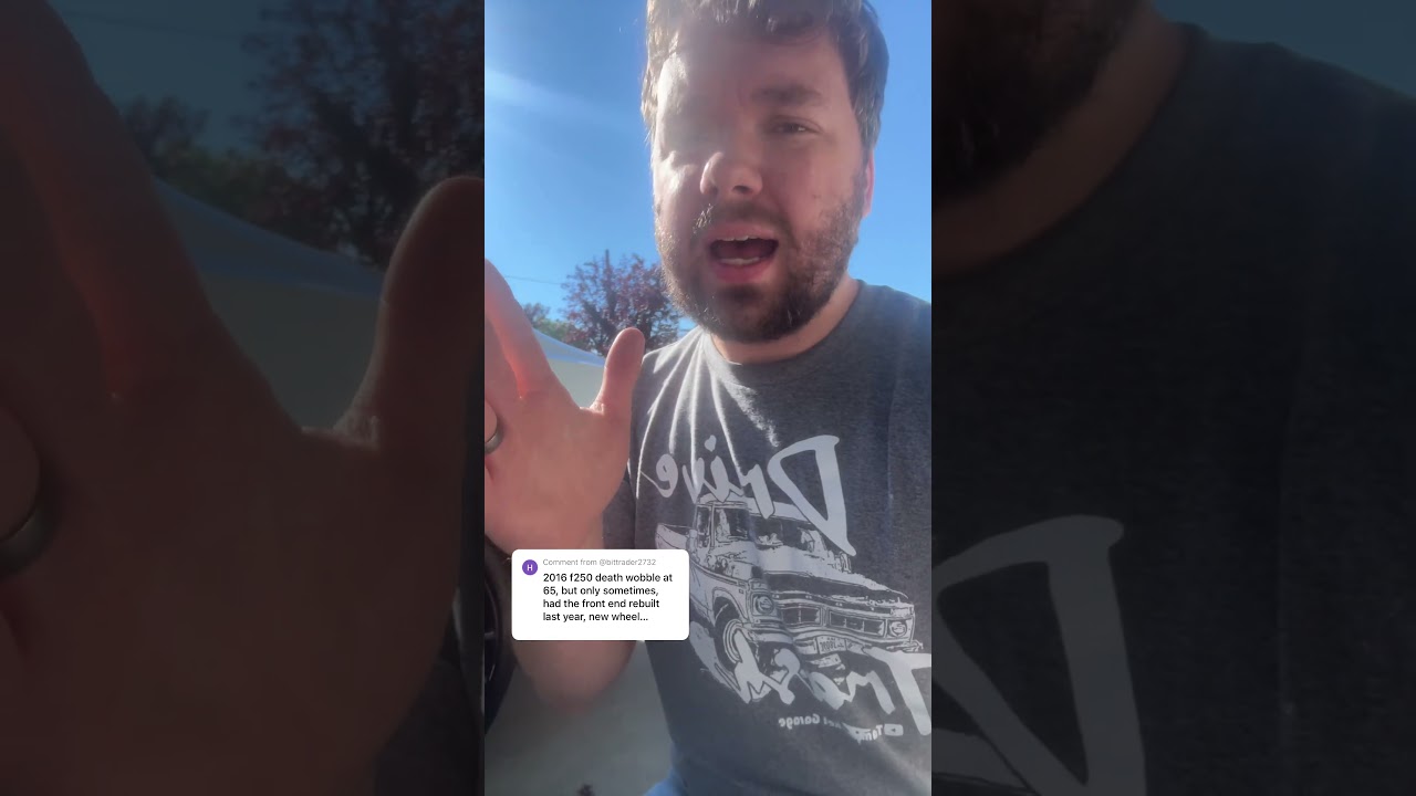 F250 death wobble #mechanic #fixingcars