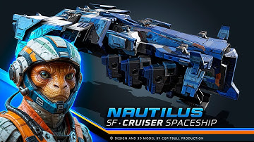 RTS Games - USS Nautilus_Cruiser - Class VII