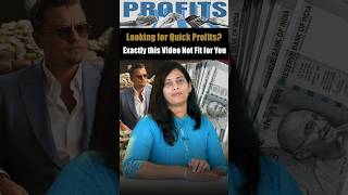 Looking for Quick Profits? Exactly this Video Not Fit for You | Assets with Anitha