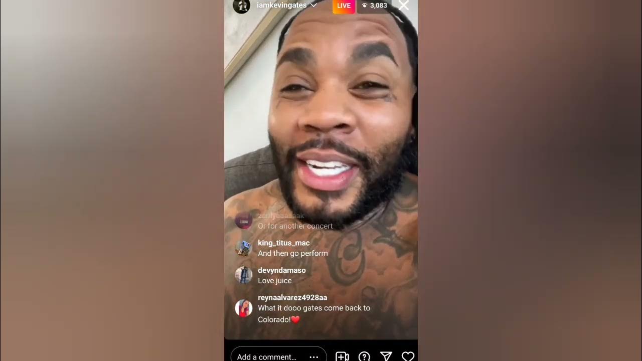 Kevin Gates IG Live 5/12 talks about Dreka and also loving big women 💦