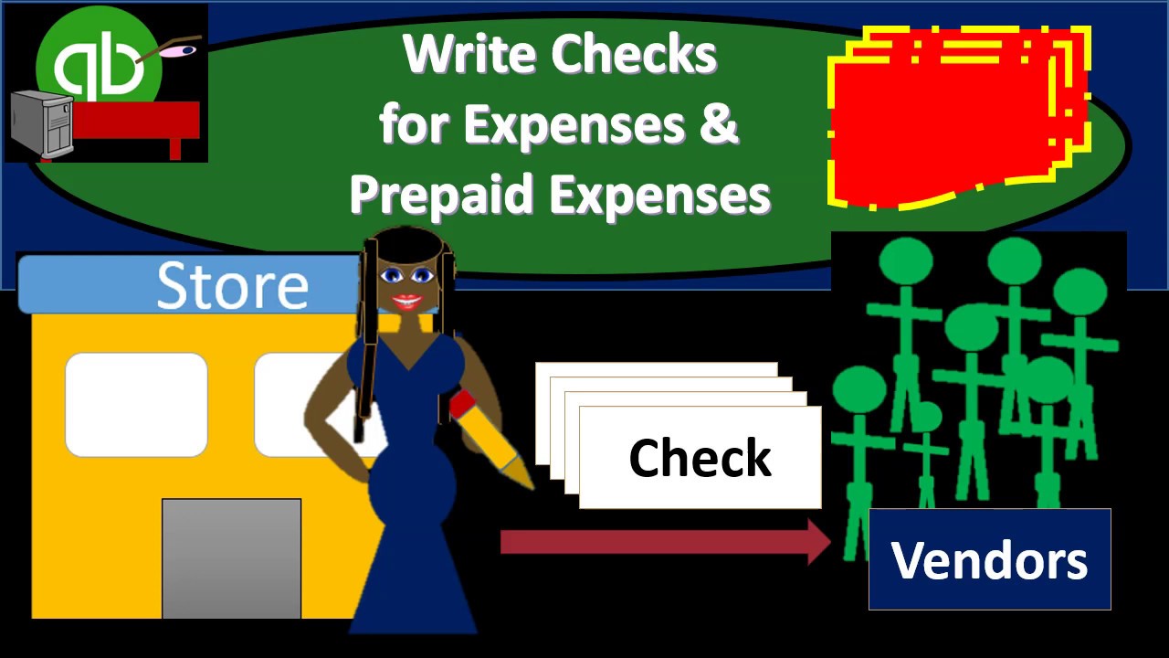 Write Checks for Expenses & Prepaid Expenses 7.55