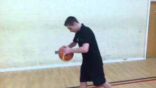 How to correctly bounce pass in basketball.