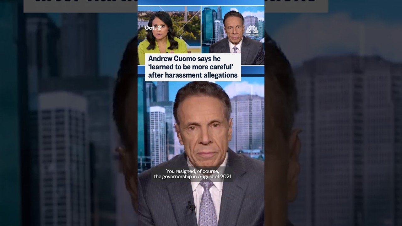 Andrew Cuomo says he 'learned to be more careful' after harassment allegations'