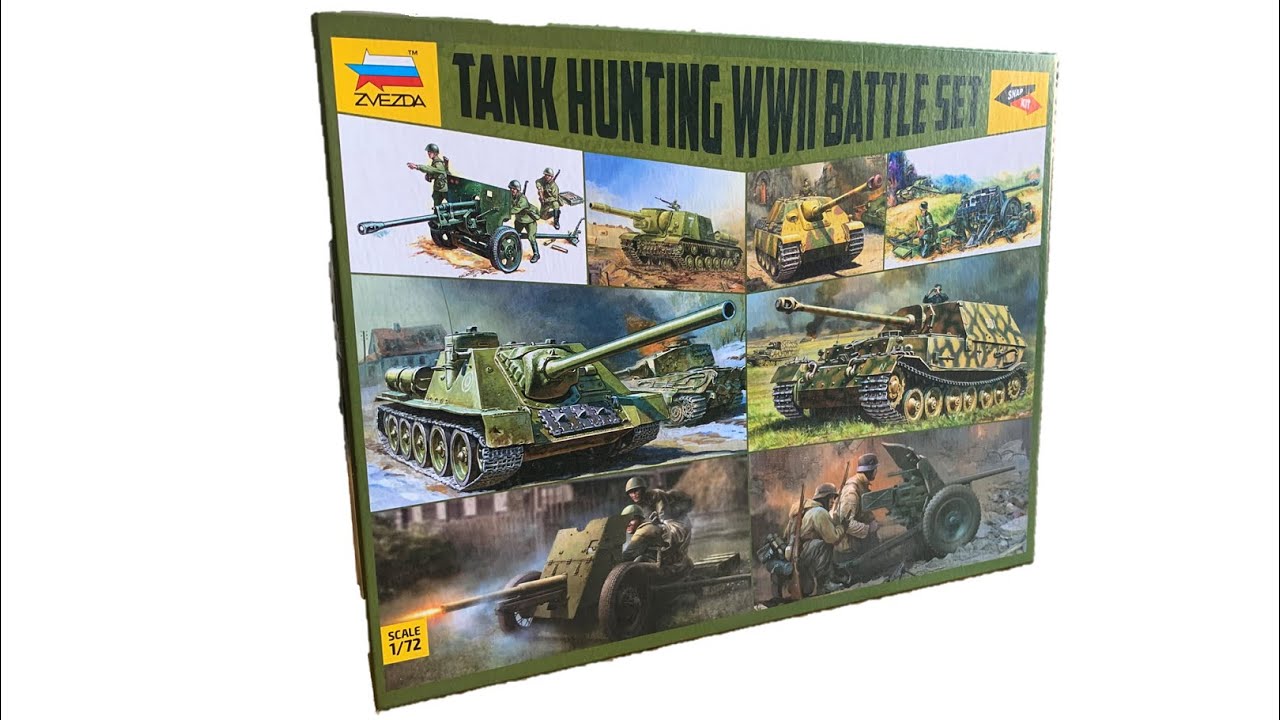 Zvezda 1:72 WWII Deutscher Panzerkampfwagen V Panther – Bausatz 97 Teile – 125 Mm Länge – Detailgetreuer Modellbau