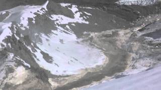 Videographer captures dramatic moment a glacier collapses