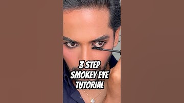 4 STEP SMOKEY EYE TUTORIAL 🖤👍🏽 #smokeyeye #makeuptutorial #eyeliner