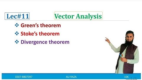 Vector analysis lec#11 Green