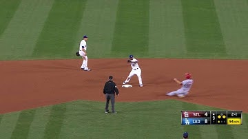 STL@LAD: Seager, Kendrick turn two to end the game
