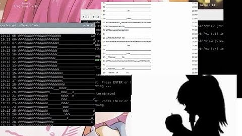 Bad Apple but.. with  78 912  folders on my Raspberry PI 4 !