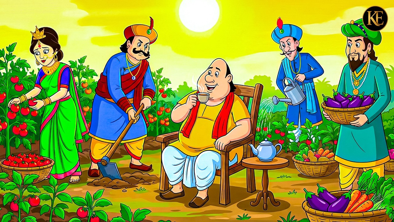 গোপাল দাদা রাজা, রানী এবং মন্ত্রীকে দিয়ে সবজি চাষ করিয়েছেন | Gopal Bhar | New Episode