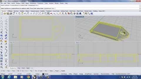 Rhino 3D Tutorial  3D Print Dog Tag Part 2