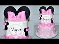Cake decorating tutorials | how to make a DISNEY MINNIE MOUSE Cake | Sugarella Sweets