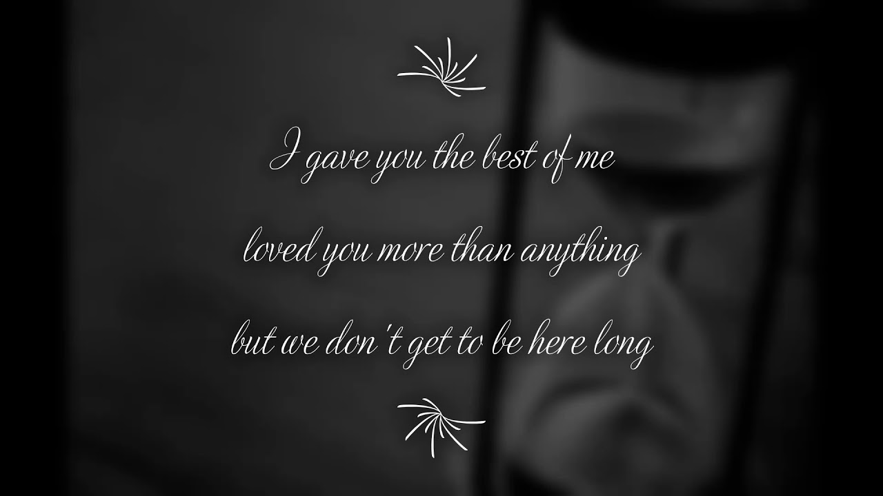 Needtobreathe Be Here Long Be Here Long NEEDTOBREATHE-Lyrics - YouTube