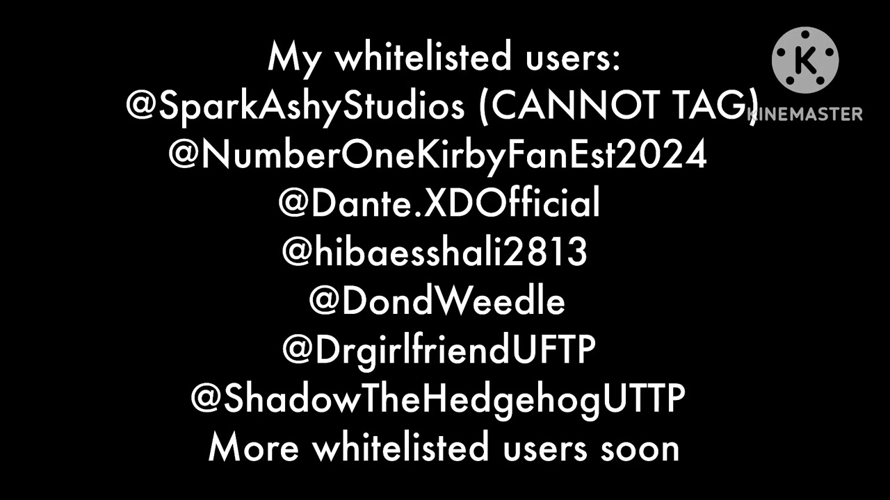 List of my whitelisted users