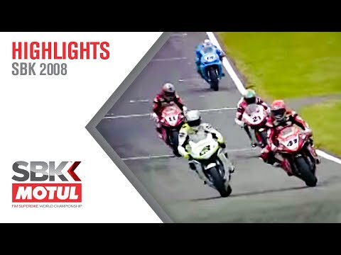 SBK 2008 - Brands Hatch Race 2 Highlights