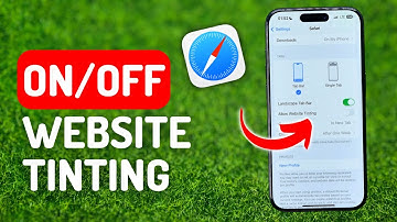 How to Enable or Disable Website Tinting in Safari - [iPhone 15 Pro]