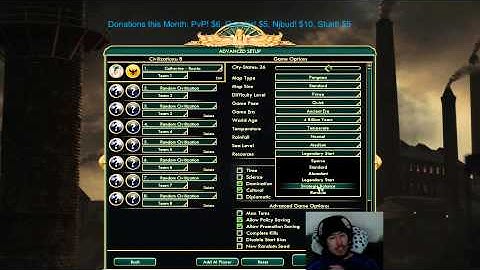 Civ V Game Setup Tutorial