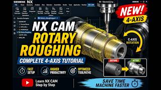 4-Axis Rotary Roughing in NXCAM