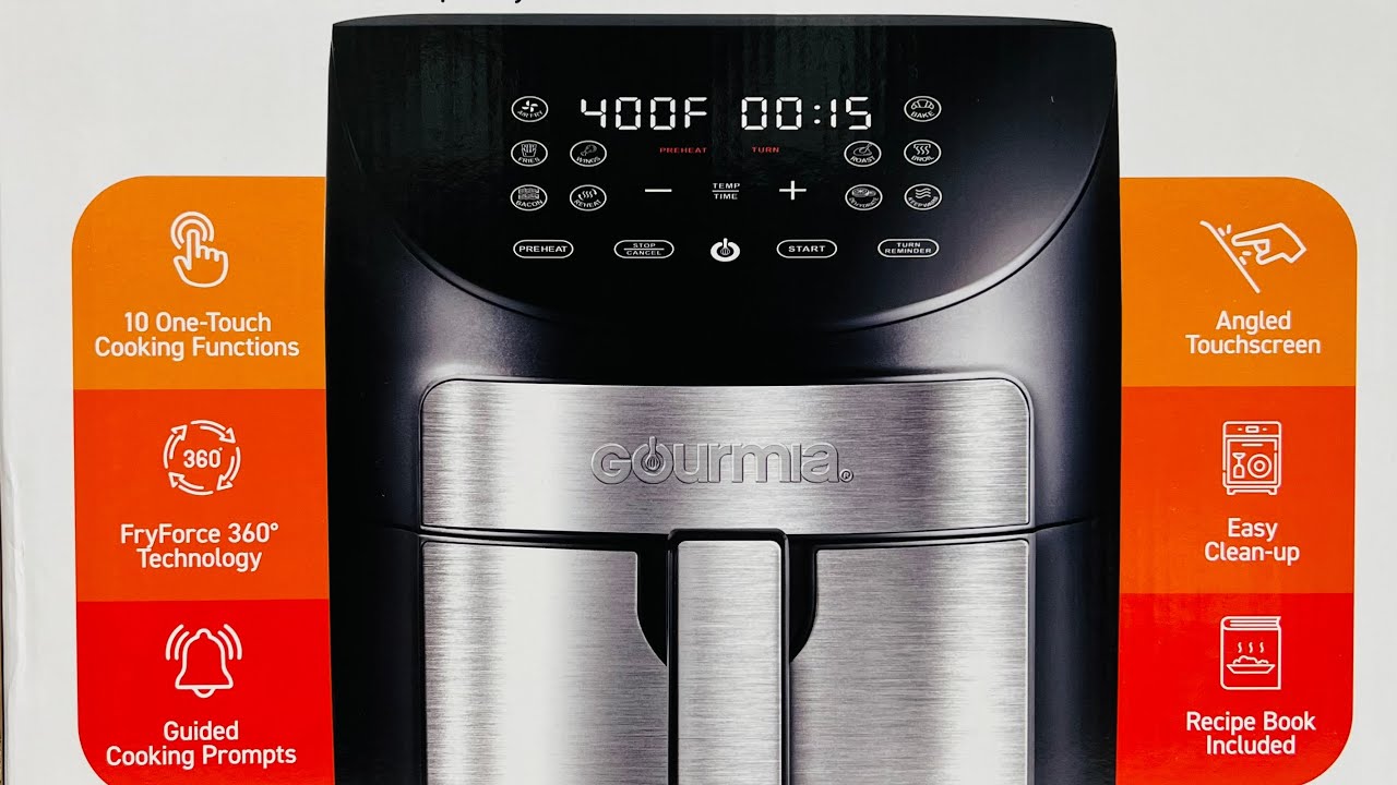 Gourmia 7 Quart Digital Air Fryer - Detailed Review and Demo 