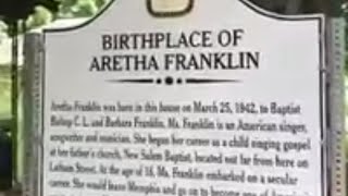 The birthplace of the queen of soul R.I.P singer Aretha Franklin