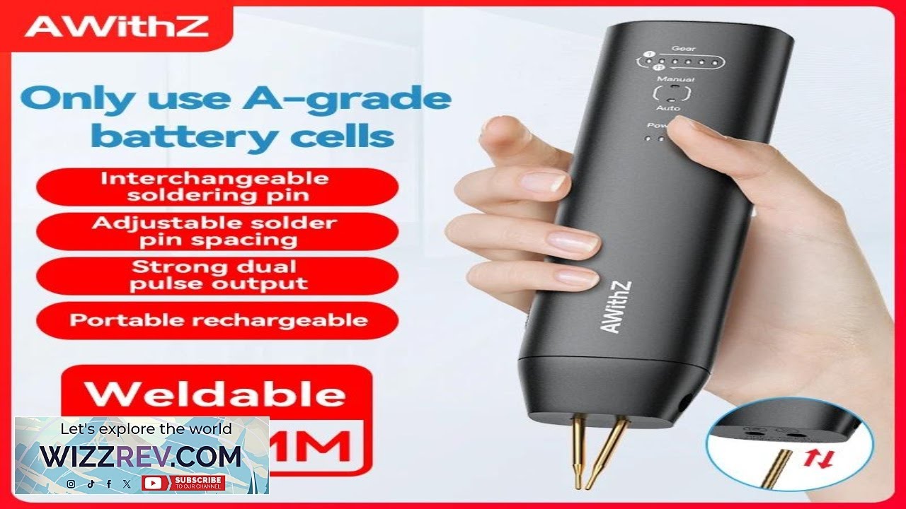 Awithz Portable Battery Spot Welder DIY Mini Welding Machine 18650 Battery